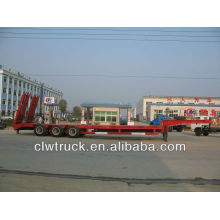 3 axles construction machine transport truck trailer